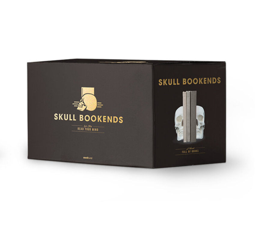 Skull Bookends