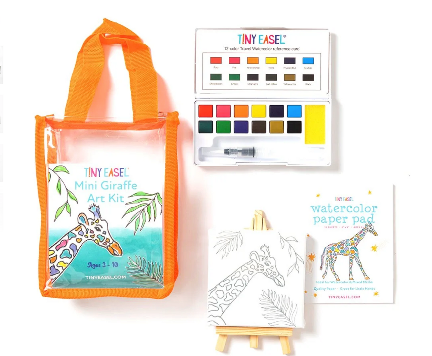 Tiny Easel Mini Art Kit: Giraffe