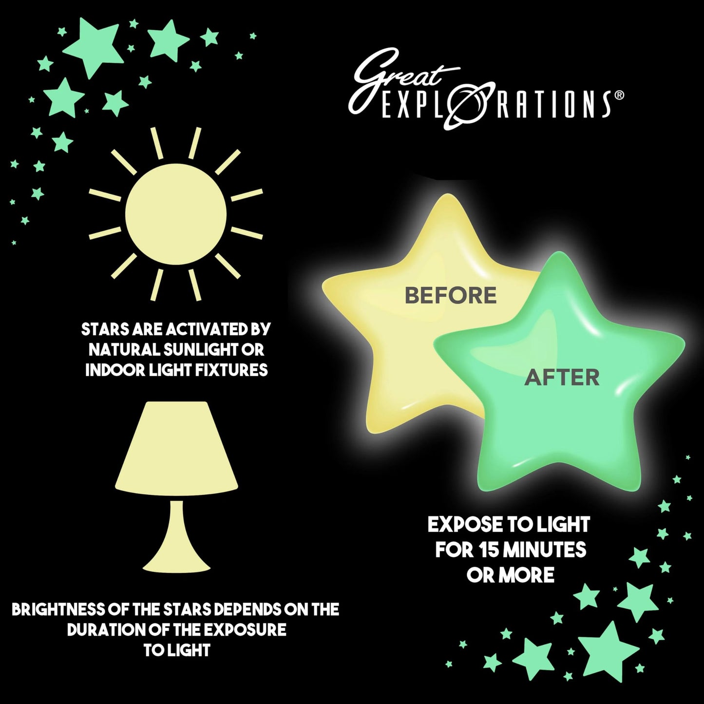 Glowing Wonder Stars