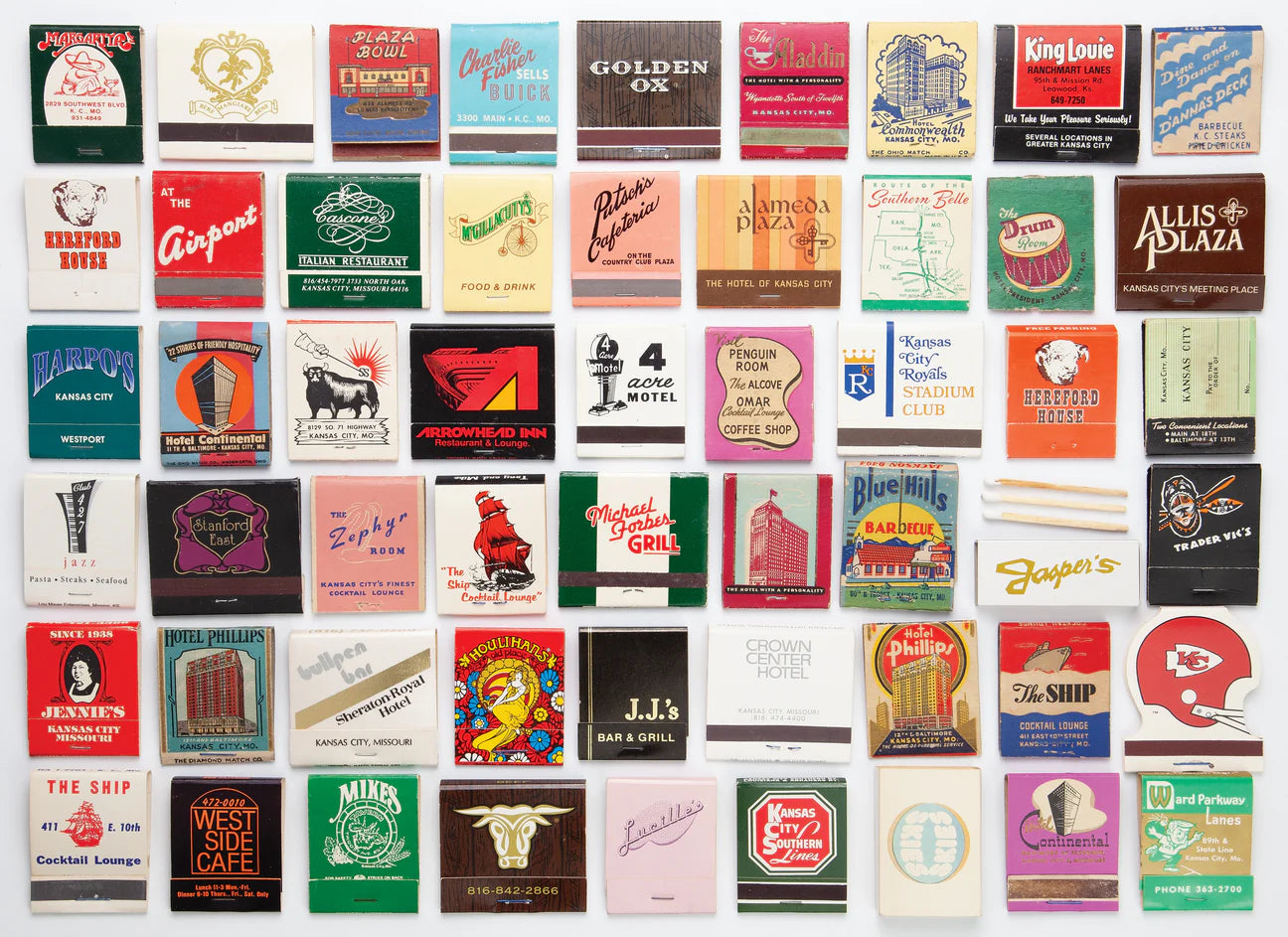 1000 pc Kansas City Puzzle Company - Matchbooks