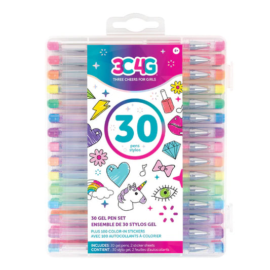 Scented Gel Pens, 30- Piece Set
