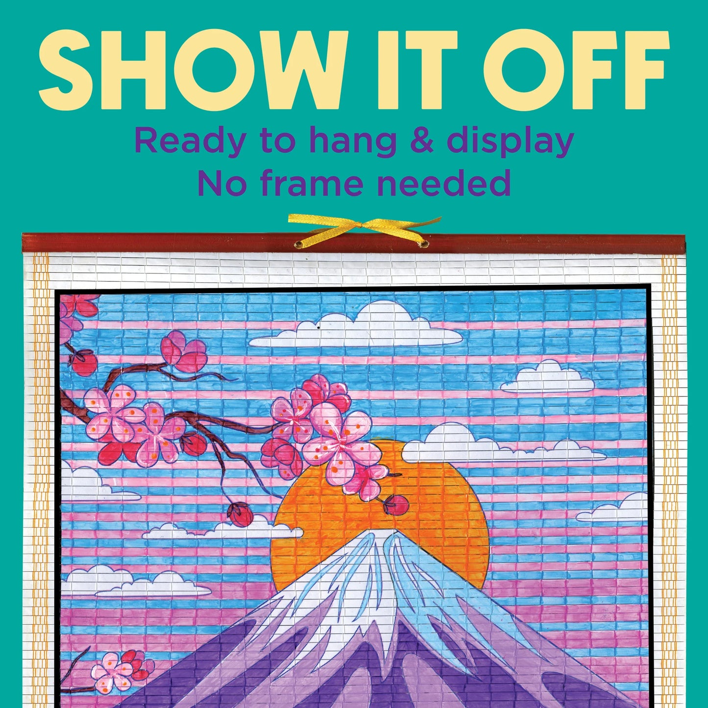 Paper Scroll Painting - Mount Fuji