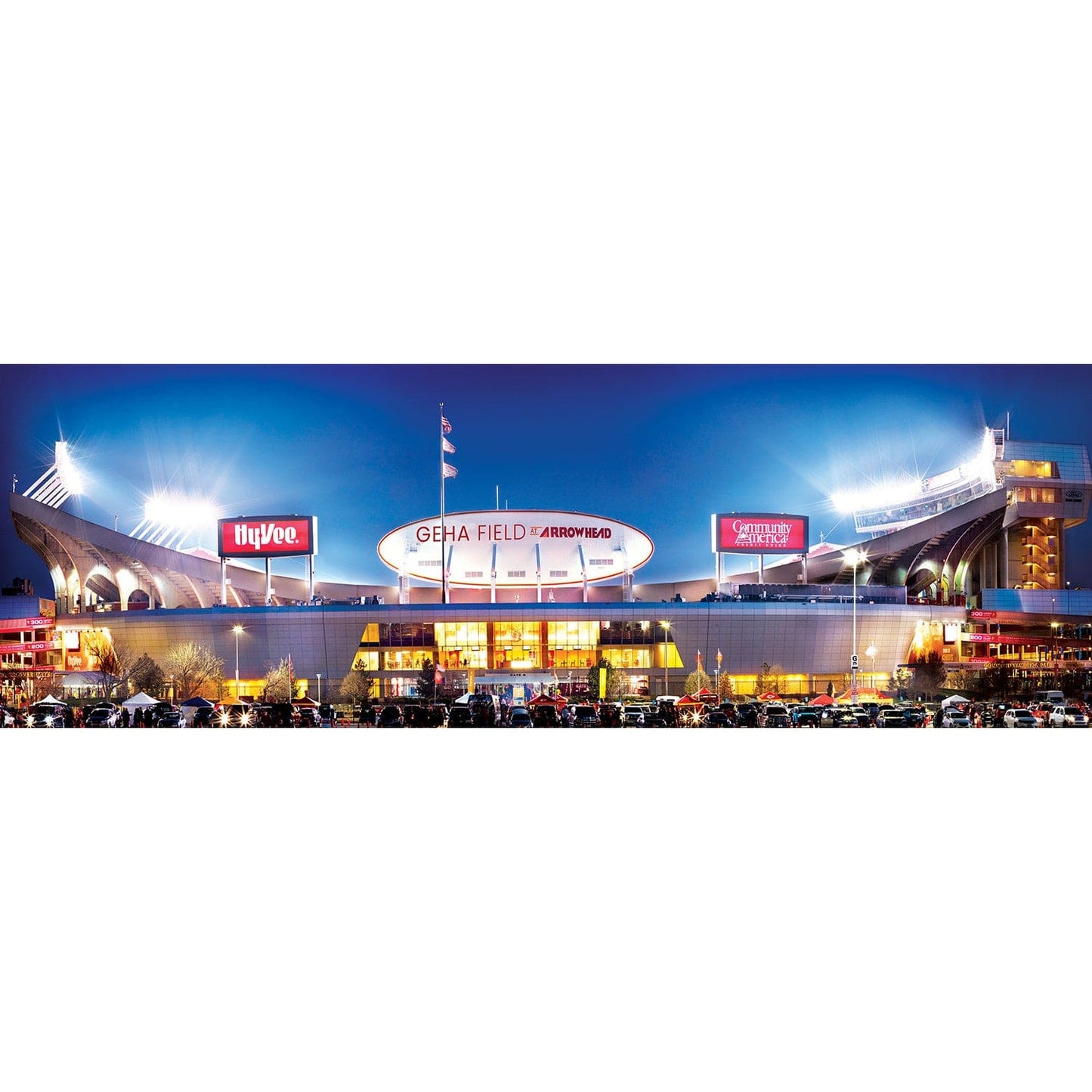 1000 pc NFL Puzzle - Kansas City Chiefs Stadium View