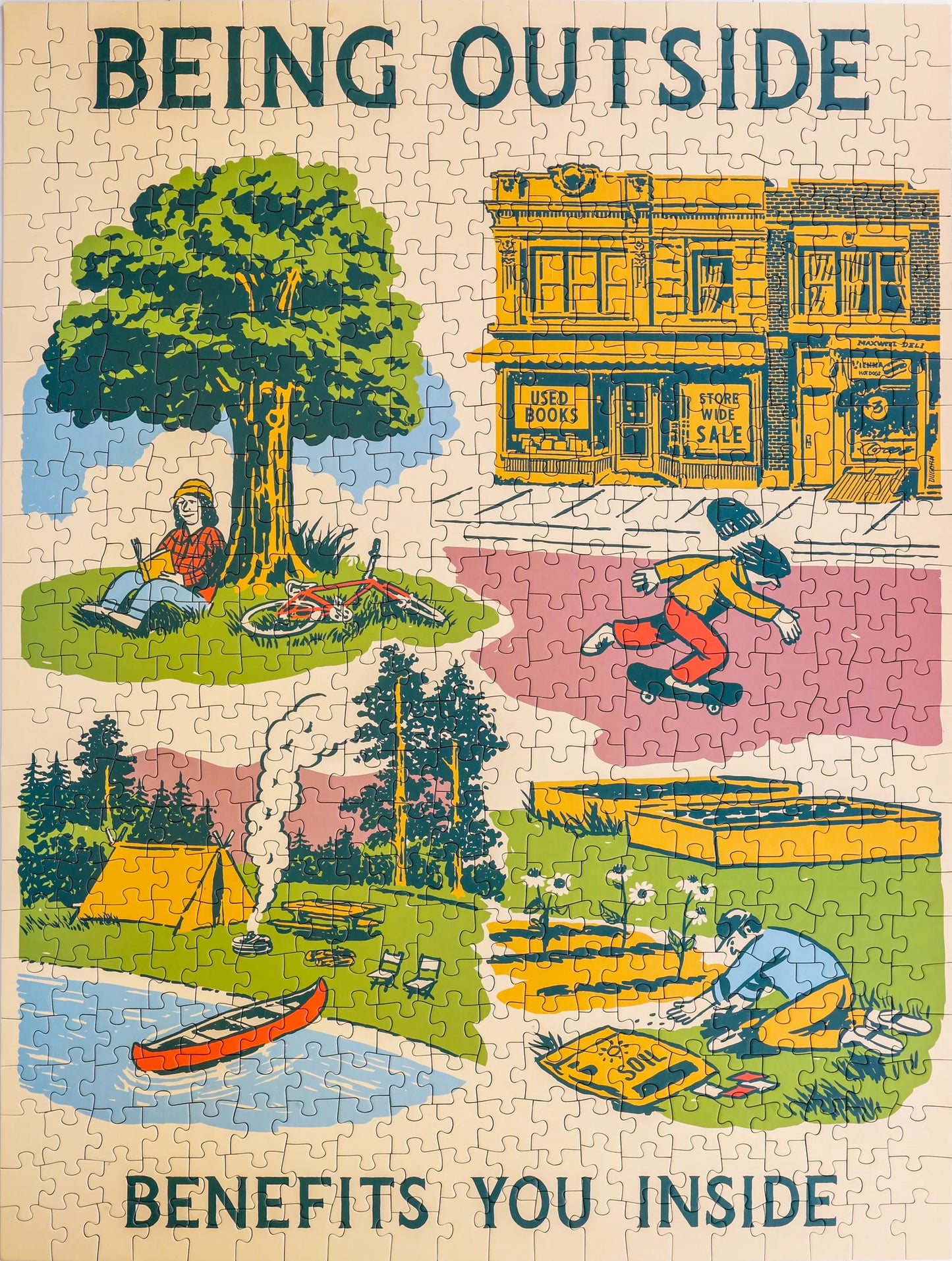 1000 pc Birdie Puzzle - Being Outside