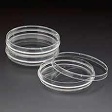 Sleeve of 20 plastic 90mmx15mm Petri Dishes