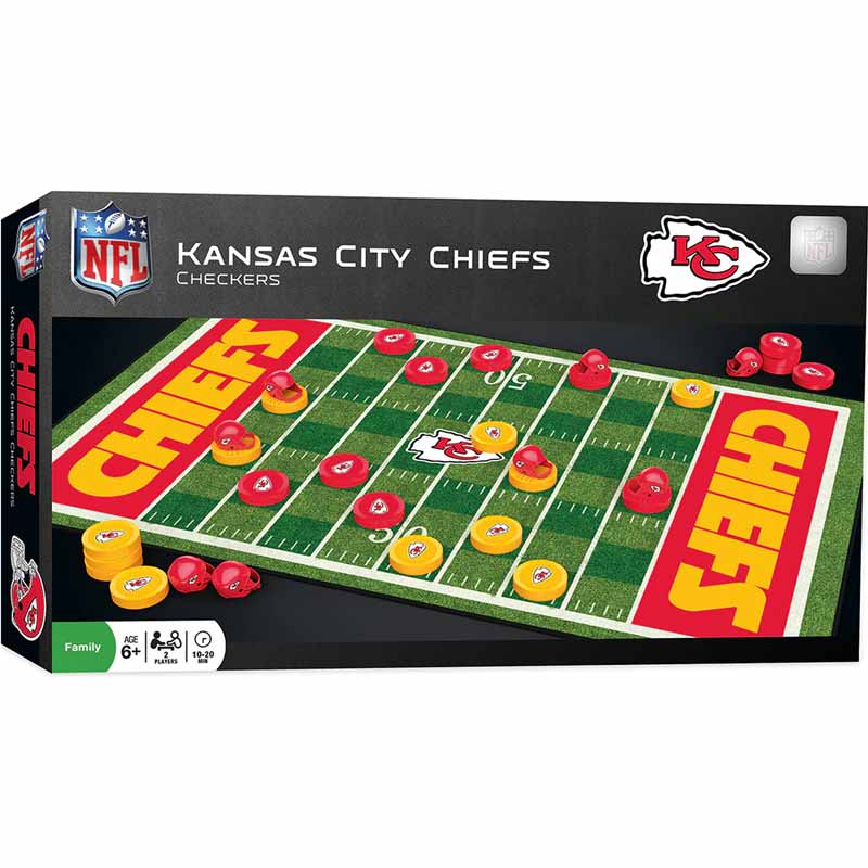 Kansas City Chiefs Checkers Board Game