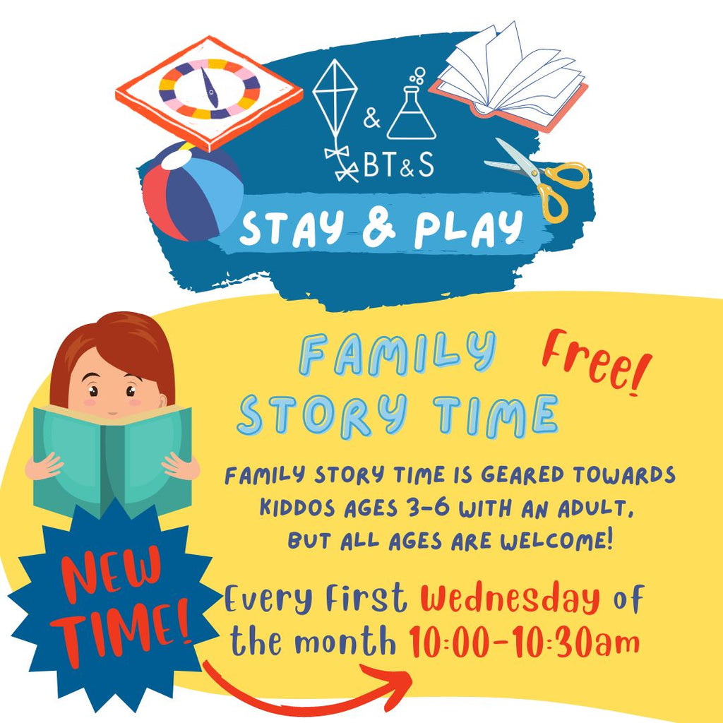Monthly Story Time Moved!