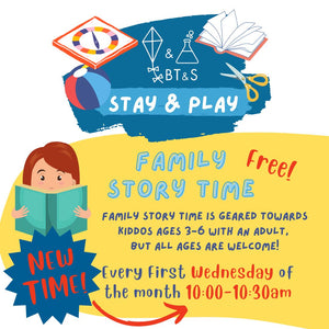 Monthly Story Time Moved!