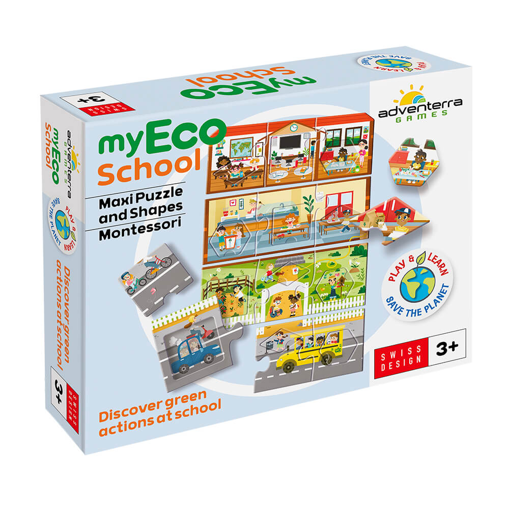 MyEco School 2-in-1 Jumbo Puzzle
