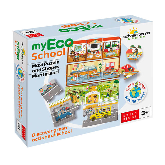MyEco School 2-in-1 Jumbo Puzzle