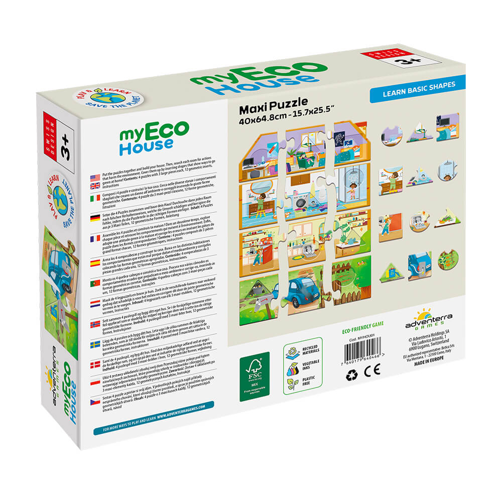 MyEco House 2-in-1 Jumbo Puzzle