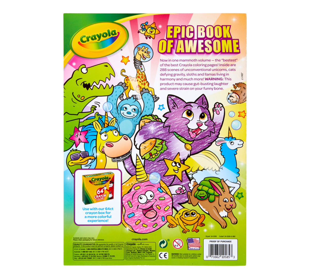 Epic Book of Awesome Coloring Book