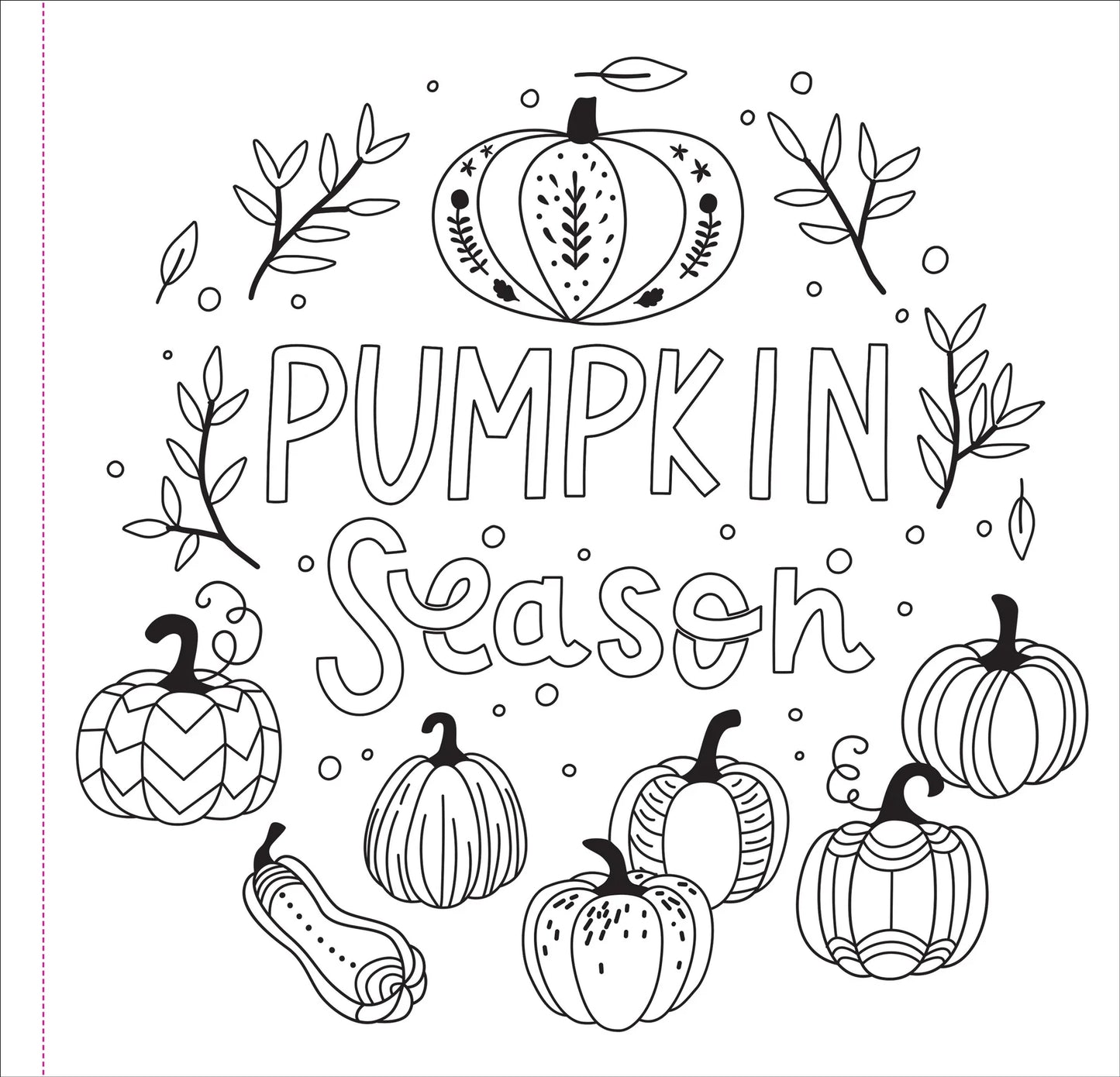 Autumn Dreams Coloring Book