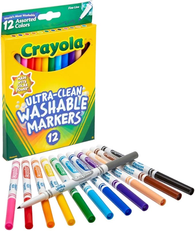 Crayola Ultra-Clean Washable Markers 12pc
