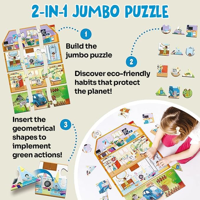 MyEco House 2-in-1 Jumbo Puzzle