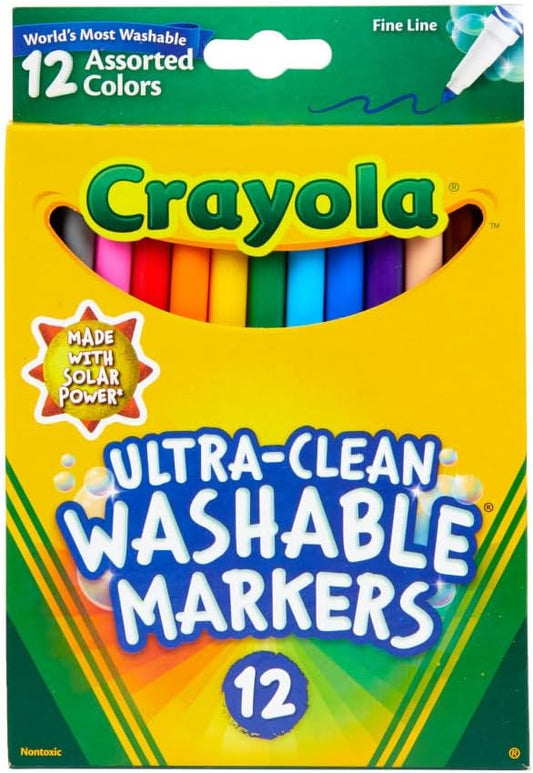 Crayola Ultra-Clean Washable Markers 12pc