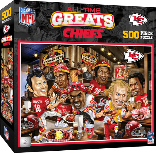 500 pc NFL Puzzle - Kansas City Chiefs All-Time Greats
