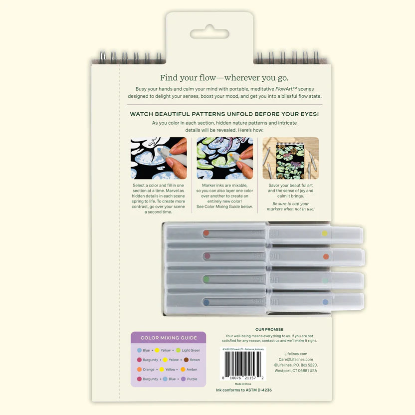 Lifelines FlowART: Hidden Patterns, Animals