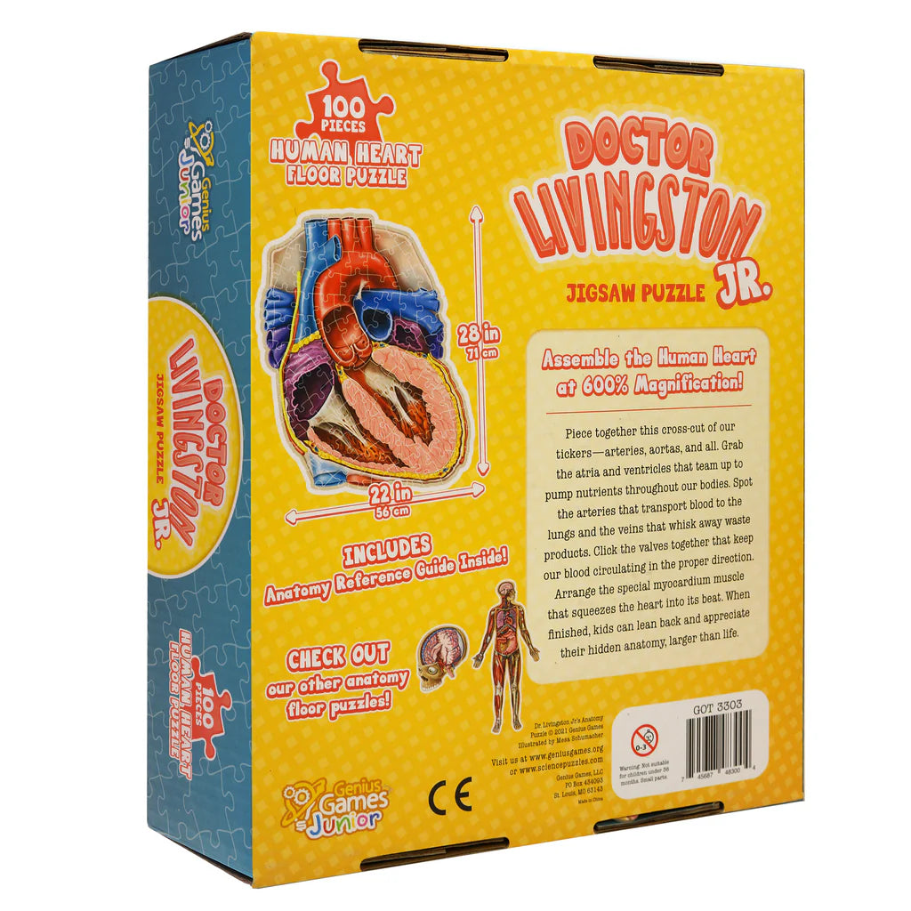 Doctor Livingston Jr. Human Heart Puzzle (100 pc)