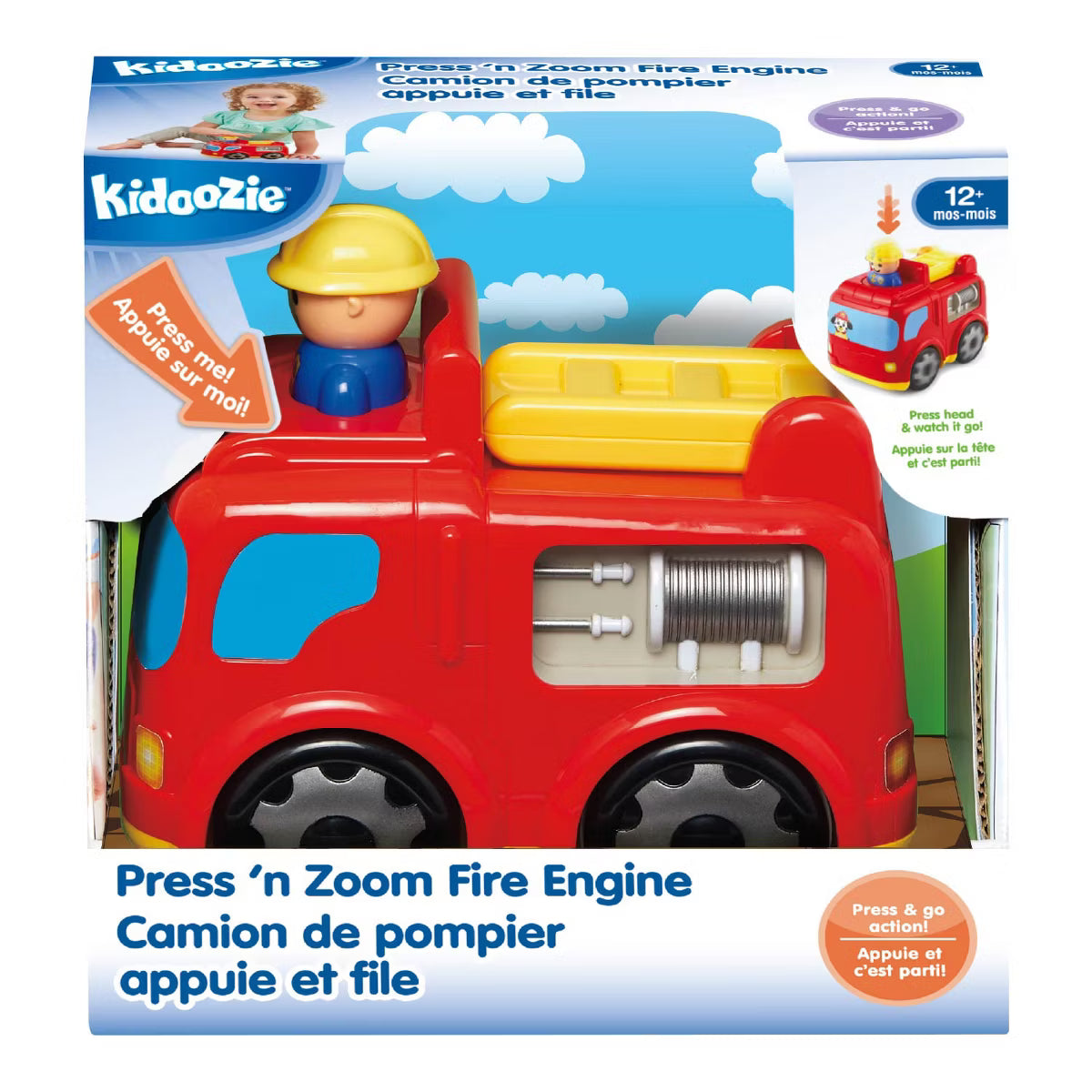 Press 'n Zoom Fire Engine