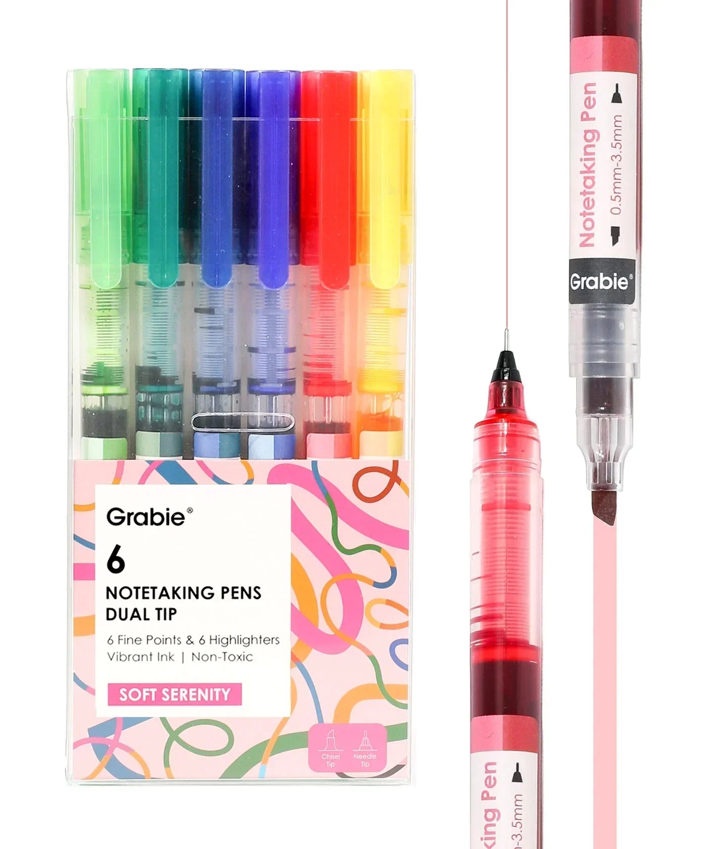 Grabie Dual-Tip Notetaking Pens