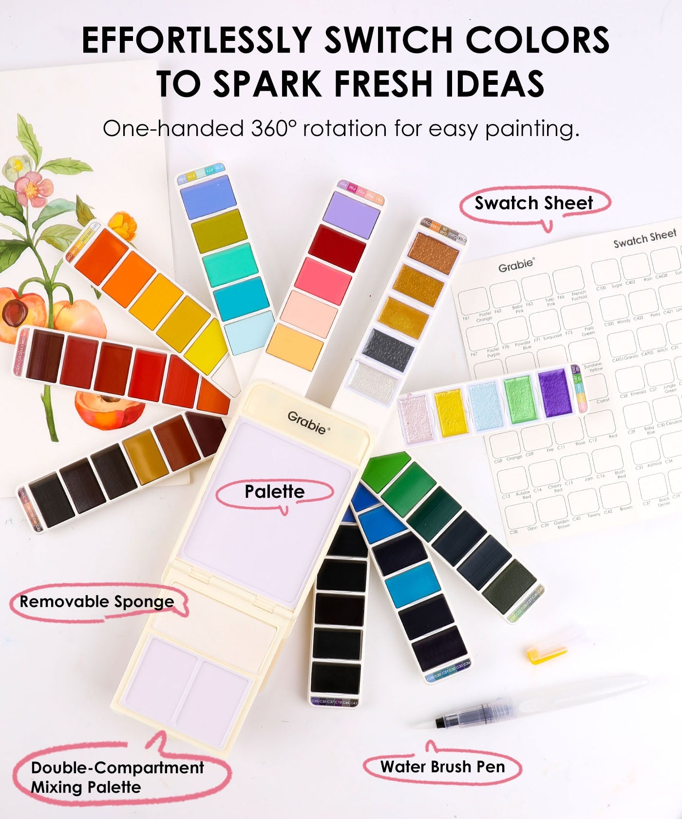 Foldable Watercolor Set