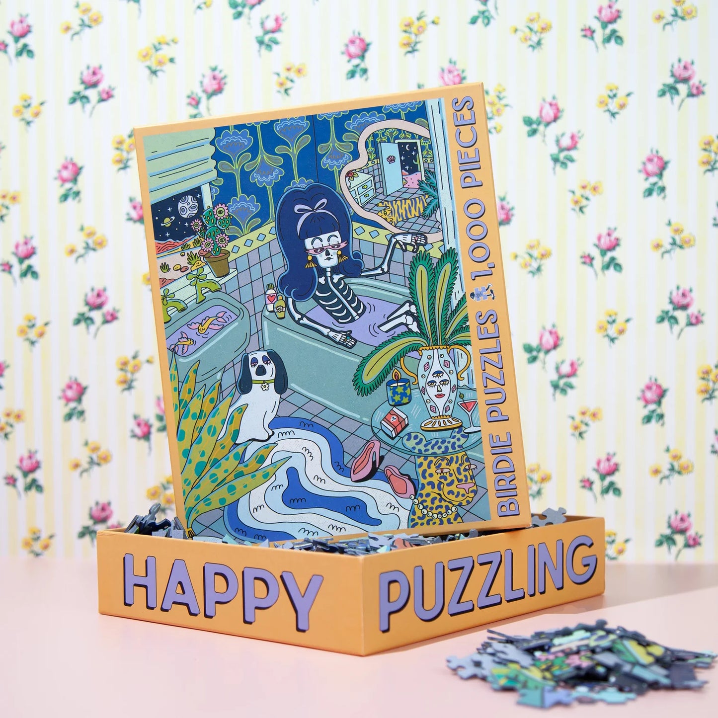 1000 pc Birdie Puzzle - Moonlight