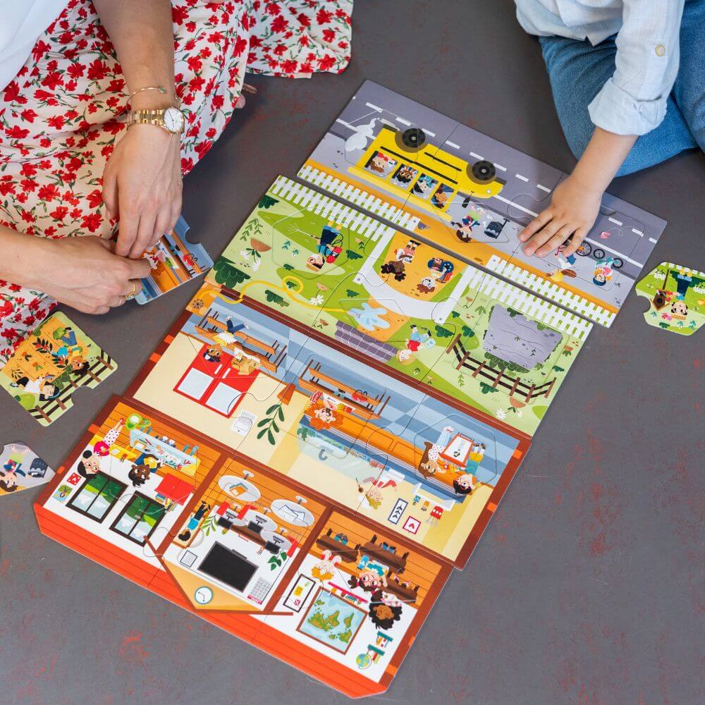 MyEco School 2-in-1 Jumbo Puzzle