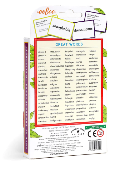 Great Words Flash Cards