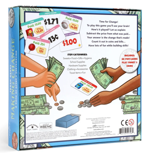 Making Change Math Game