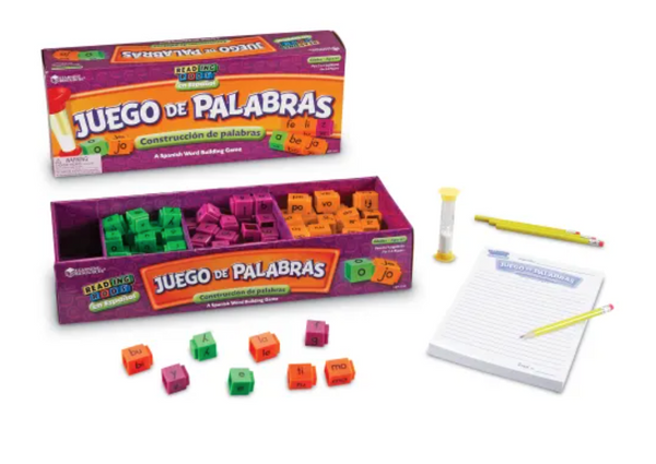 Juego de Palabras Spanish Rods Word Game