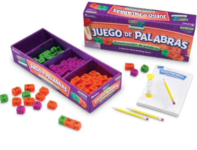 Juego de Palabras Spanish Rods Word Game