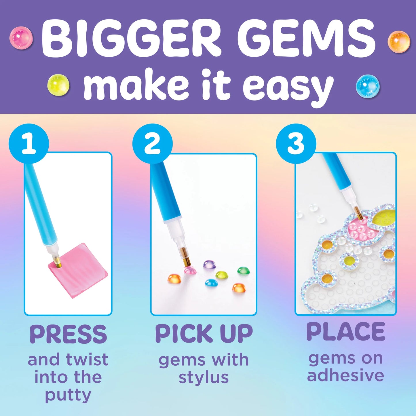 Bubble Gems Super Sticker