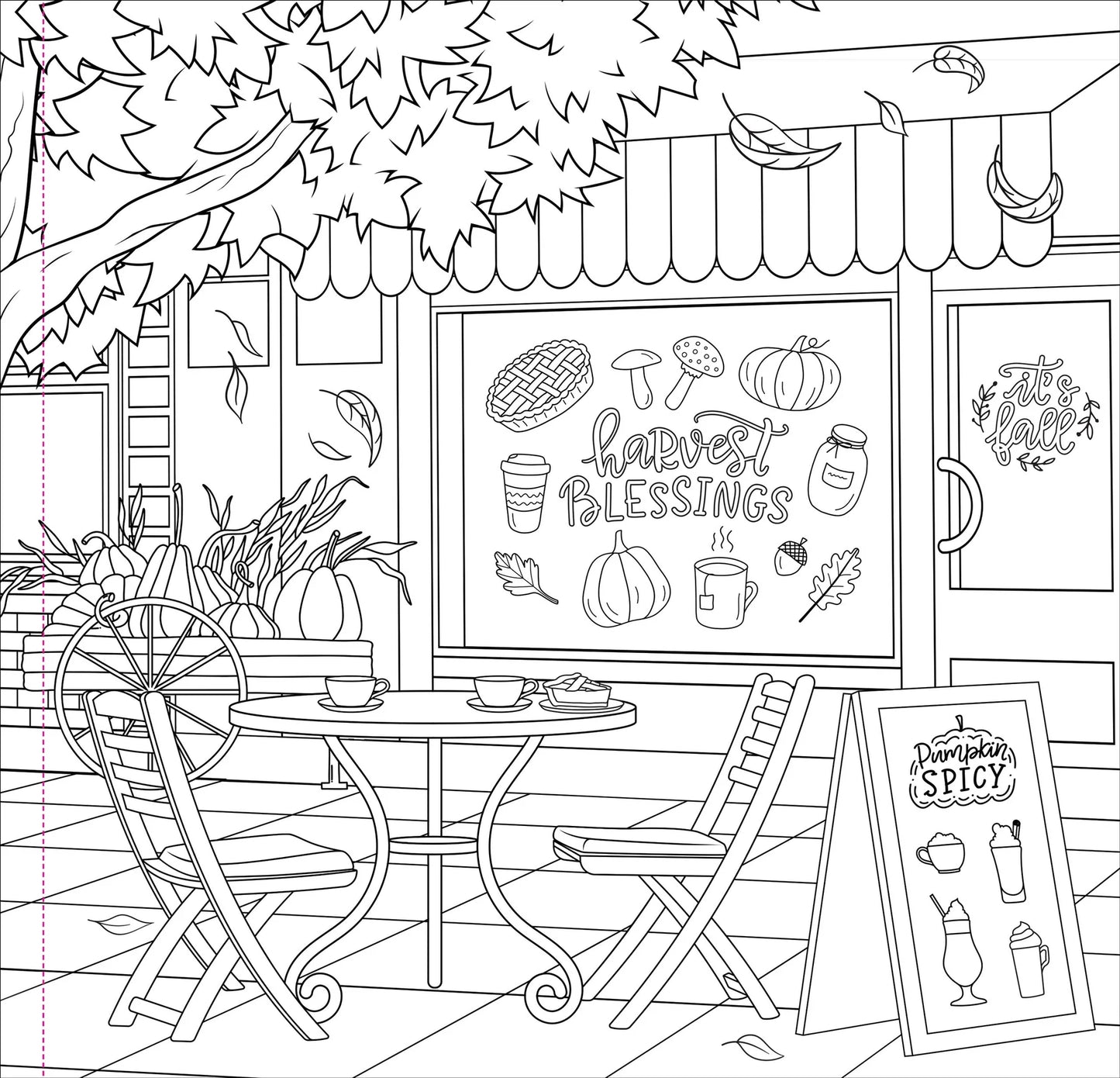 Autumn Dreams Coloring Book