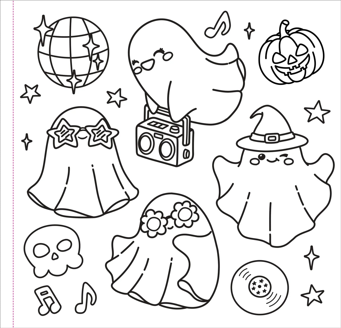 Color Me Spooky Halloween Coloring Book