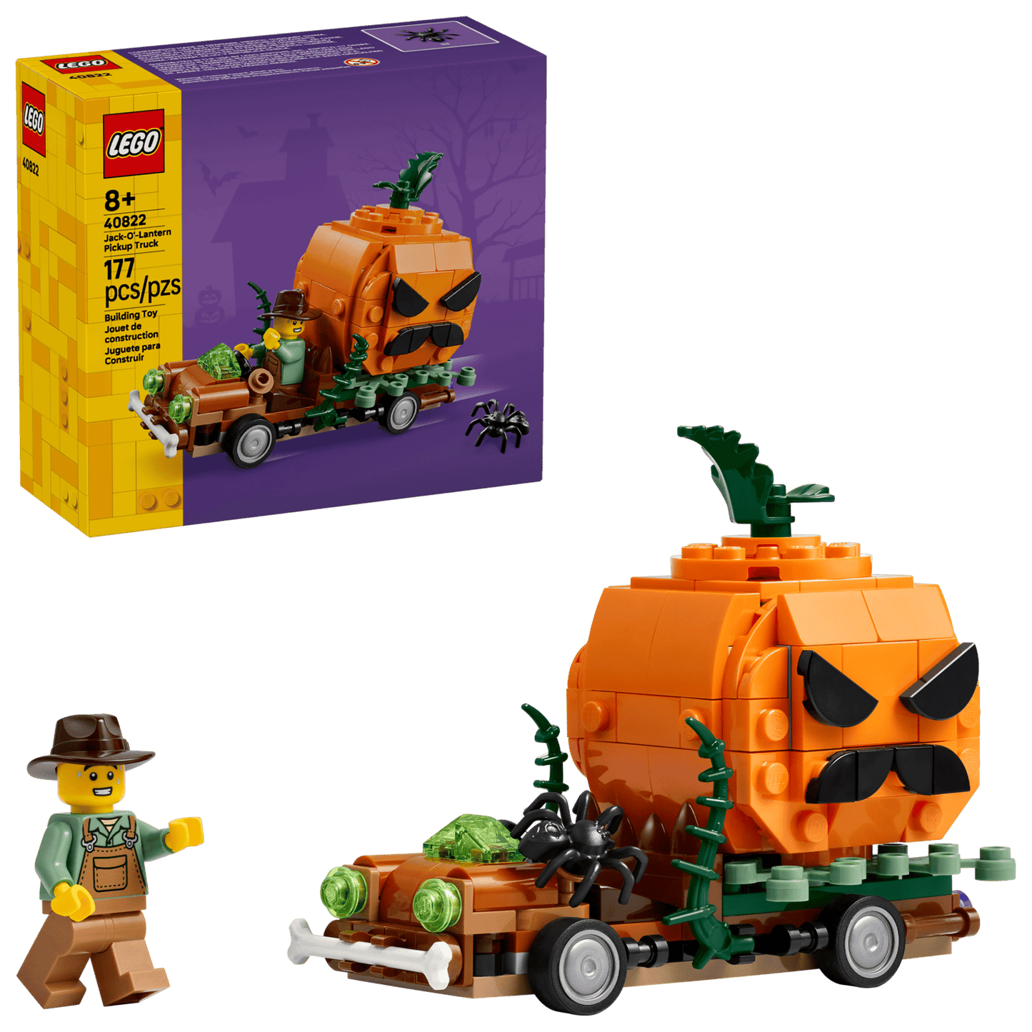 LEGO Jack-O-Lantern Pickup Truck
