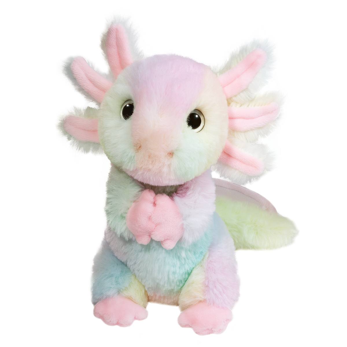 Douglas Plush Gillie Rainbow Mini Axolotl