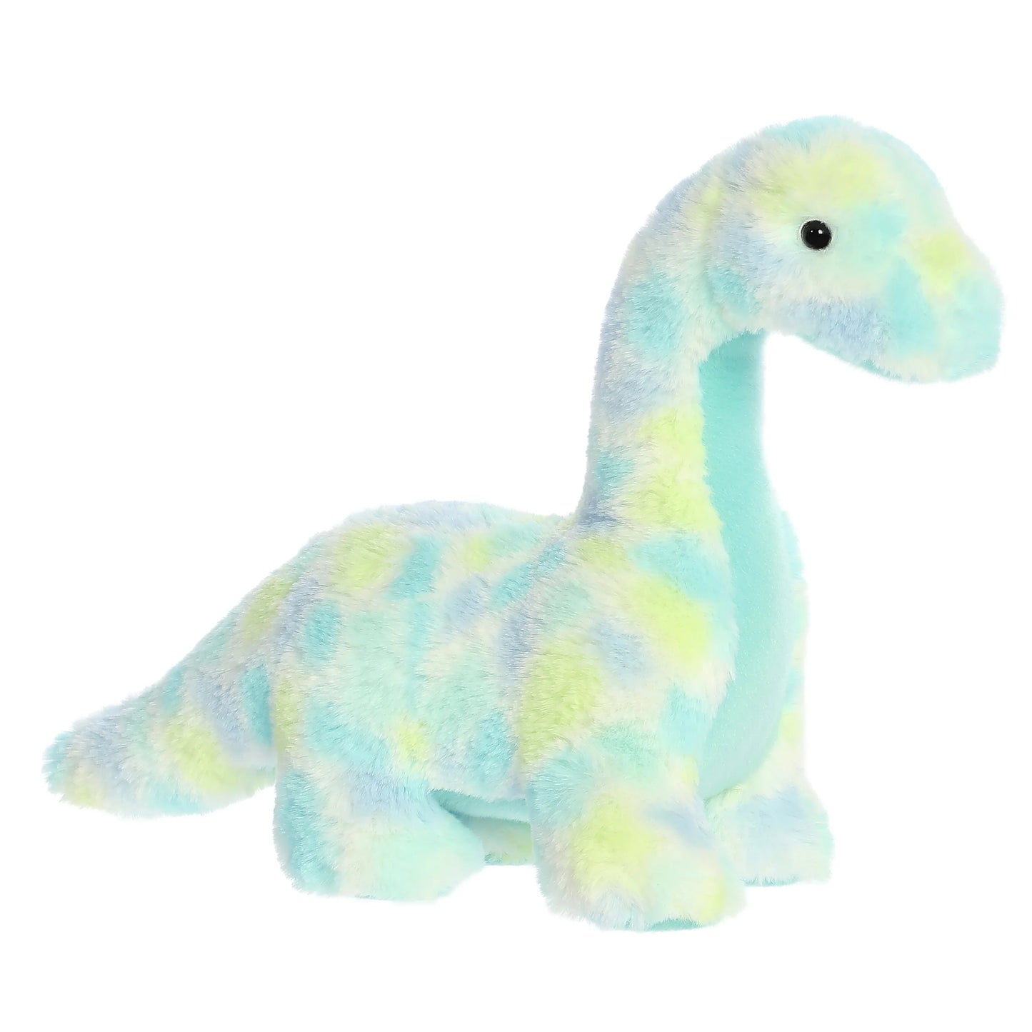 Watercolor Dino Plush Brachio Blue