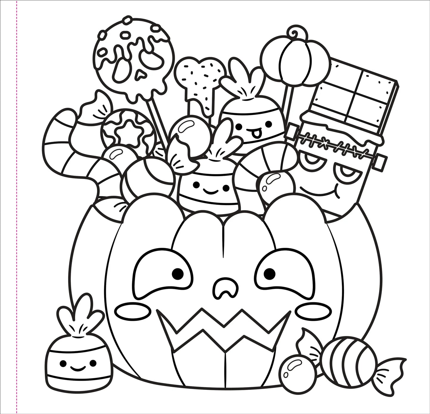 Color Me Spooky Halloween Coloring Book