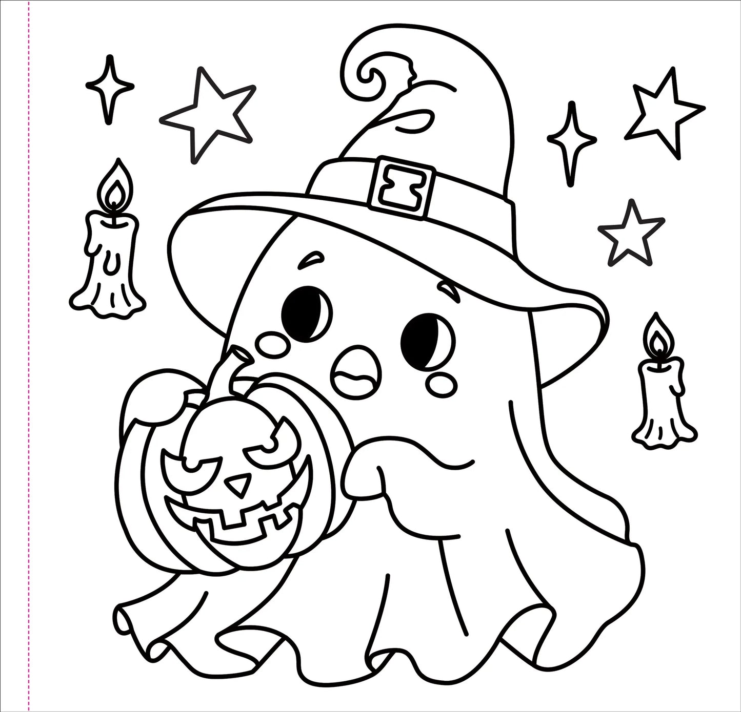 Color Me Spooky Halloween Coloring Book
