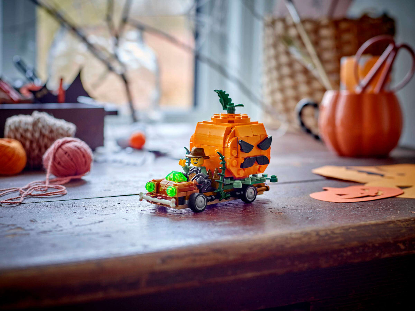 LEGO Jack-O-Lantern Pickup Truck