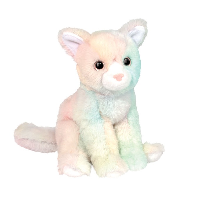 Douglas Plush Pixie Rainbow Mini Cat