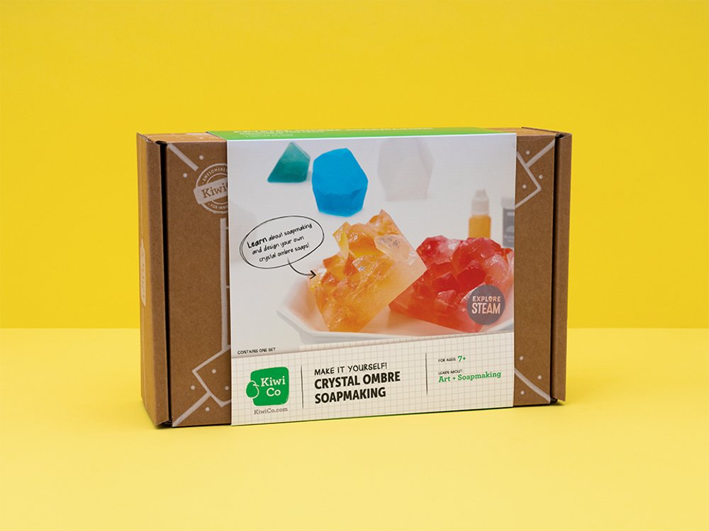 Crystal Ombre Soap Making