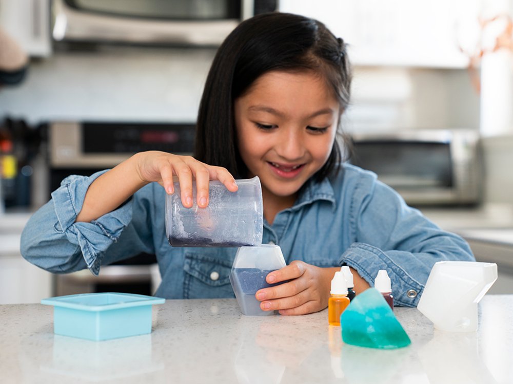 Crystal Ombre Soap Making