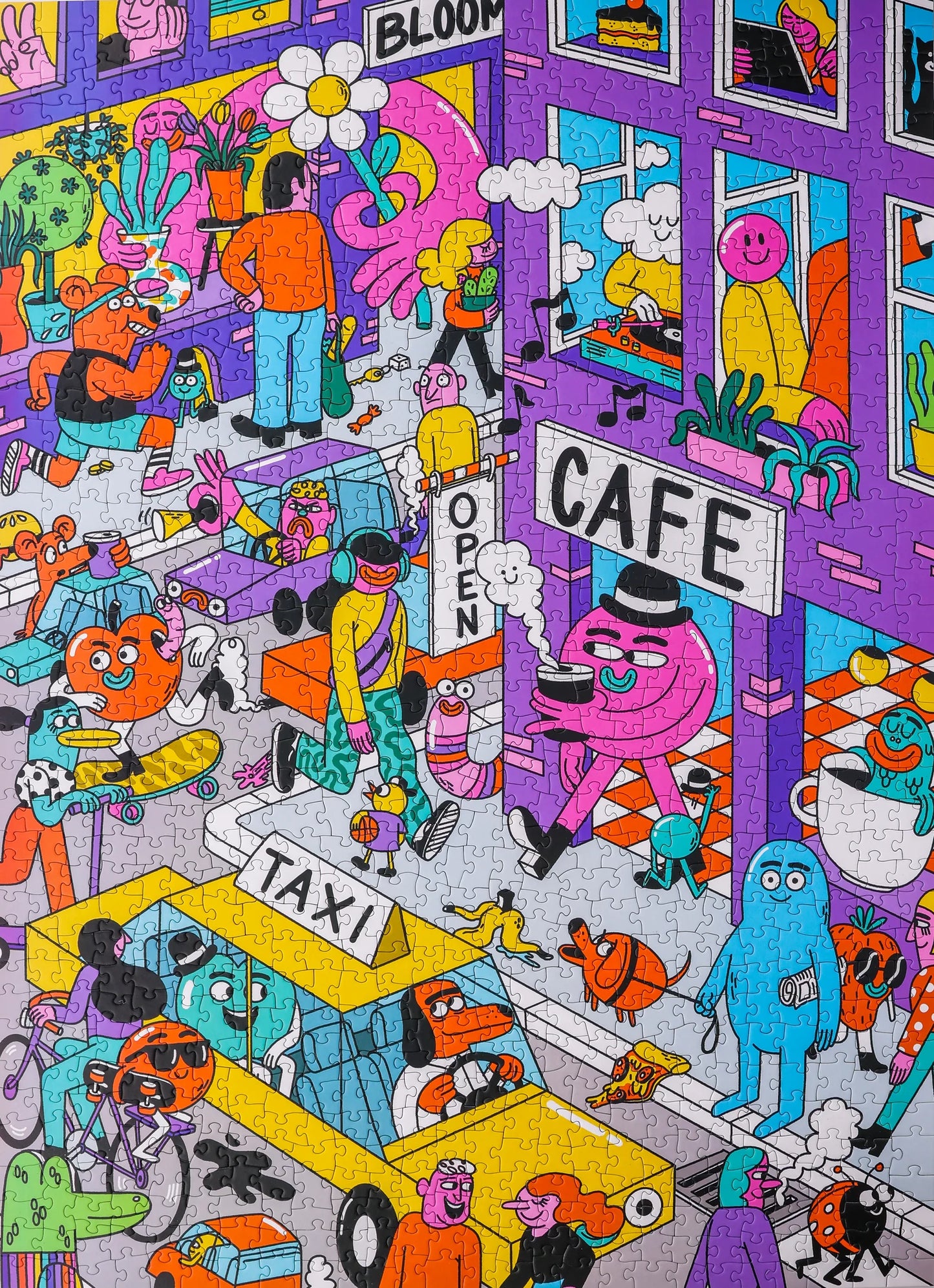 1000 pc Birdie Puzzle - City Vibes