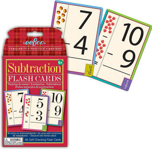 Subtraction Flash Cards