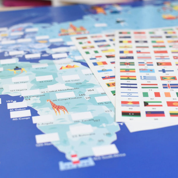 Flags Of The World Sticker Poster