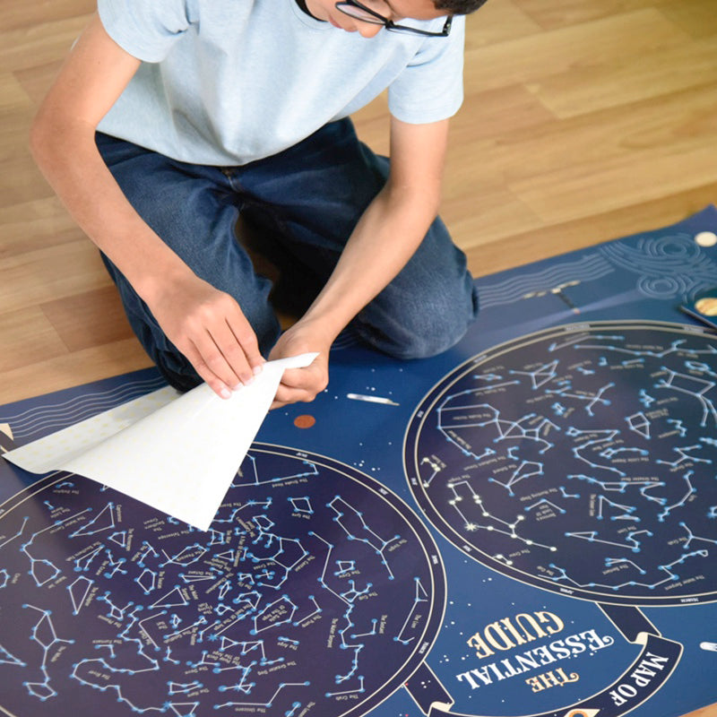 Skymap Sticker Poster