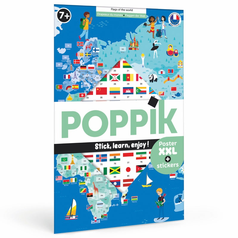 Flags Of The World Sticker Poster