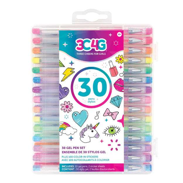 Scented Gel Pens, 30- Piece Set – Brookside Toy & Science